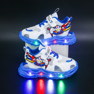 Chaussures de sport pour enfants tendance 2025, nouvelle collection, avec lumières - Chaussures décontractées pour enfants avec maille respirante, chaussures de course pour enfants - Product Image 1