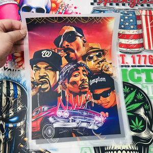 Stampa Dtf su misura all'ingrosso disegni stampa a caldo <span class=keywords><strong>adesivi</strong></span> trasferimento <span class=keywords><strong>ferro</strong></span> <span class=keywords><strong>da</strong></span> stampa su stampa a trasferimento di calore stampe per borse abbigliamento - Product Image 2