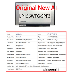 Оптовая продажа, 15,6 ", ноутбук, ЖК-экран LP156WFG SPF2 SPF3 SPP1 SPV2 SPV3 SPT2 spt5 SPK1 SPT3 SPT1 SPT6 SPB3 SPB4 SPT6 - Product Image 3