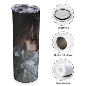 Stainless Steel Tumbler 20oz Vacuum Insulated Custom Logo <b>Large</b> Capacity Drinkware - Product Image 2