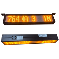 L'annonce d'arrêt de Bus peut être connectée à un écran électronique LED et LCD