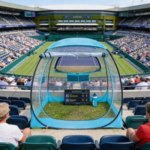 Tenda da Spiaggia Automatica Istantanea con Design a Sfera Trasparente per Prendere il Sole e Guardare il Tramonto sul Mare - Product Image 2