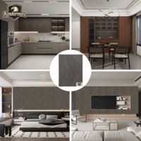 Tablero de MDF Melamínico con Superficie Estética en Relieve de 18 mm, Textura Táctil Artística, Muebles de Alta Gama para Cocina, Armario, Baño y Hotel