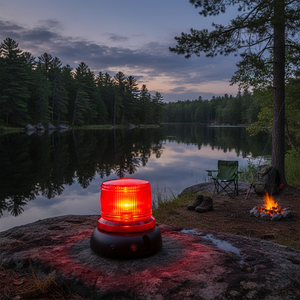 Linterna Frontal LED Multifunción Portátil con Batería 18650 y Alarma para Pesca, Camping, Actividades al Aire Libre y Senderismo - Product Image 3