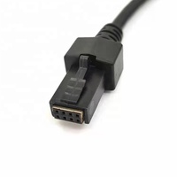 Cable USB a 1x8 Latch-N-Lock para Impresora, 24V, con Trenzado de Cobre Puro, Revestimiento de PVC, Conectores Chapados en Oro, 20AWG, Modelo 40N4716