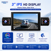 Caméra embarquée 4 canaux HD 1080P avec écran IPS 3 pouces, WiFi, WDR, enregistrement en boucle, multi-caméras 360°, enregistreur vidéo, capteur G