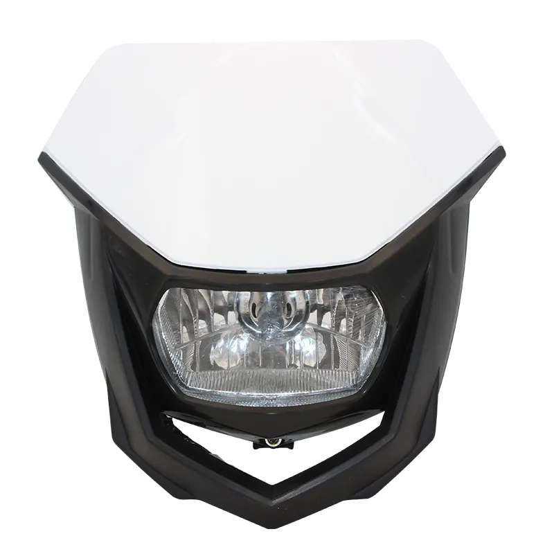Universal Motorcycle Head Lamp H4 35W Headlight Lighting Dual Sport EndDirt Bike Fairing For Yamaha Honda Yamaha Suzuki halogen