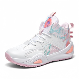 Nouvelles chaussures de <span class=keywords><strong>basket</strong></span>-ball à lacets antidérapantes en mesh à tige haute, confortables toute l'année, semelle extérieure en caoutchouc, respirantes pour hommes et femmes - Product Image 1