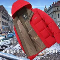 Veste d'hiver rembourrée en coton pour hommes nouvelle tendance mince Version coréenne avec fermeture à glissière beau design court approvisionnement ODM