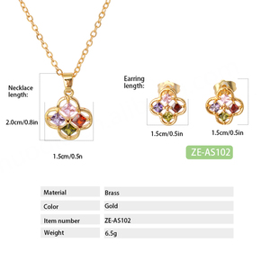 Bijoux pour les mariages de la fête nuptiale, ensembles de bijoux en strass - Product Image 6