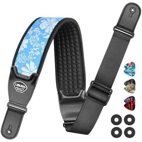 Blue Floral Embossed