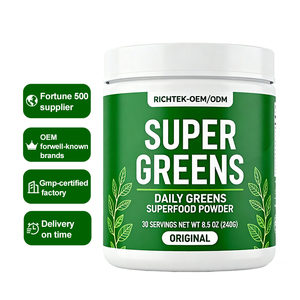 Oferta Especial: Superalimento <span class=keywords><strong>Herbal</strong></span> 100% Natural en Polvo, Marca Privada, Probióticos y Enzimas Verdes para Adultos y Mujeres Embarazadas - Product Image 1