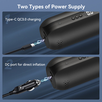 12V Car Lighter Battery Supply Digital Cordless Car Tyre Pump Air Compressor Portable Tire Inflators