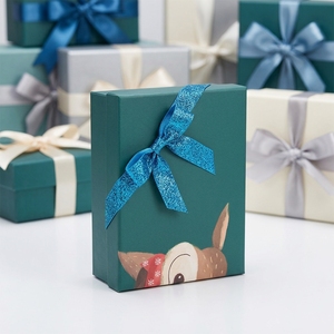 <span class=keywords><strong>Ruban</strong></span> en satin pailleté en gros, nœuds en forme de nœud papillon, couleurs <span class=keywords><strong>rouge</strong></span> et bleu, pour emballage cadeau, décoration de fête, fournitures artisanales - Product Image 1