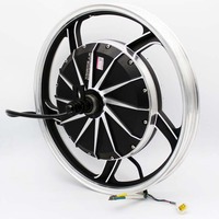 17 Inch 1500W 72V High Efficiency 48v 500w 10kw Brushless Hub Motor
