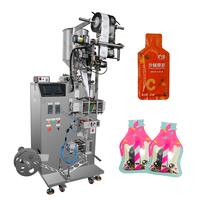 Machine d'emballage automatique de liquides pour sachets de formes irrégulières avec contrôle PLC pour le ketchup, la sauce tomate, le miel