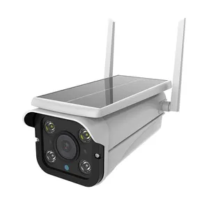4G LTE Solar betriebenes Überwachungs kamerasystem für den Außenbereich Infrarot-Nachtsicht kamera Low Network Power Solar Wifi