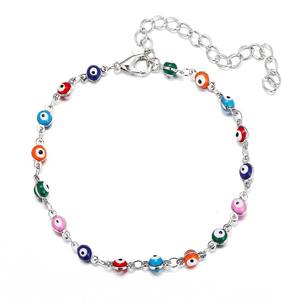 Collar de Moda con Cuentas, Amuleto de Ojo Turco Colorido, Joyería para Fiestas, Origen Yiwu - Product Image 4