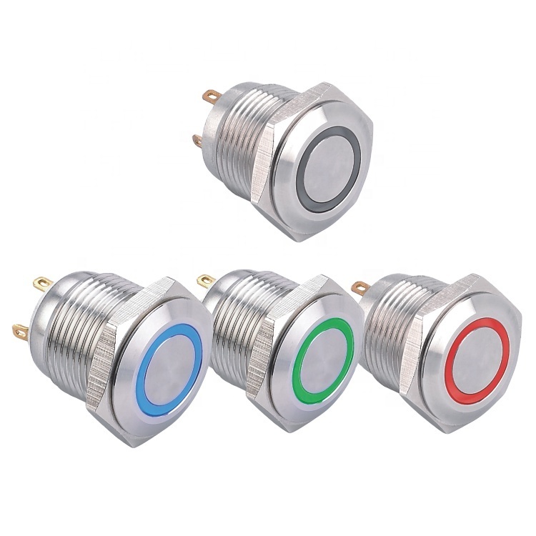 Three <strong>Colors</strong> <strong>LED</strong> <strong>Switch</strong> Since 1988 ONPOW CE,ROHS 19mm RGB Tri-<strong>color</strong> <strong>LED</strong> Illuminated <strong>Push</strong> <strong>Button</strong> <strong>Switch</strong>