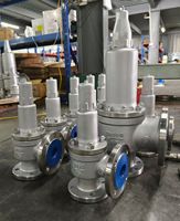 Vanne de sécurité à pression à réouverture automatique en acier inoxydable 304 de qualité supérieure pour usage industriel