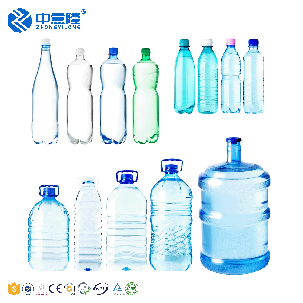 Harga pabrik lengkap lini produksi air 20 liter mesin pengisi air mineral botol 5 galon Botolan lin