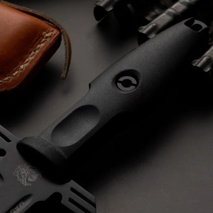 มีดแทคติคอลแบบปรับแต่งได้สำหรับเฮลิคอปเตอร์ ER ใบมีดสแตนเลสคุณภาพสูง ด้ามจับ G10 แบบติดตาย พร้อมปลอกมีดสำหรับใช้งานกลางแจ้งและอุตสาหกรรม - Product Image 6