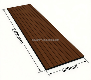 Paneles de Pared Acústicos de Madera de Roble, Diseño Moderno, Chapa de Madera, Akupanels, Insonorizantes, para Decoración de Sala de Estar, APK011 - Product Image 4