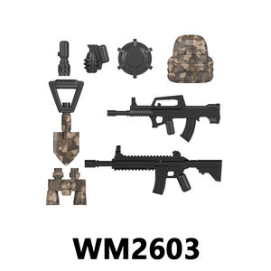 WM6169 ingegnere cecchino <span class=keywords><strong>Commando</strong></span> capo squadra Scout MilitaryCollect plastica educativi Mini blocchi di costruzione per bambini giocattoli regalo - Product Image 5