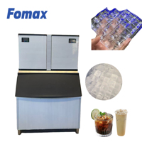Machine à glaçons cubiques commerciale 1000 kg/24H pour les entreprises, refroidissement automatique par air ou eau, très populaire en Afrique, excellente qualité