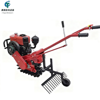 Prix de gros usine Moteur diesel refroidi par eau 9 CV Mini motoculteur modèle 180 Cultivateur Planteur agricole
