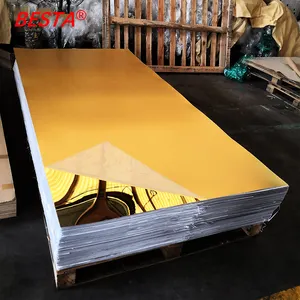 उच्च गुणवत्ता 1mm 4x6 4x8ft एक्रिलिक दर्पण शीट के लिए विज्ञापन सजावट