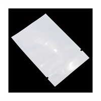 Sacs en plastique transparents à trois soudures latérales, finition brillante, blancs, pour emballage alimentaire, bonbons et friandises, vente en gros