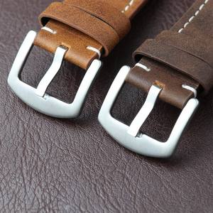 Correas de Reloj Inteligente de Cuero Hechas a Mano y Personalizadas, Ajustables, Impermeables, de 20 mm, Aspecto Lujoso y Moderno, Precio Bajo al por Mayor - Product Image 4