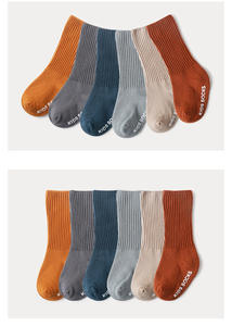 Calzini per Neonati Primavera e Autunno, Calze Alte al Ginocchio per Bambini, Calzini Antiscivolo in Cotone per Bambine - Product Image 6