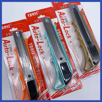 Couteau utilitaire en plastique de 18 mm, lame SK5, couteau à découper, couteau rétractable, vente en gros d'usine, stock disponible
