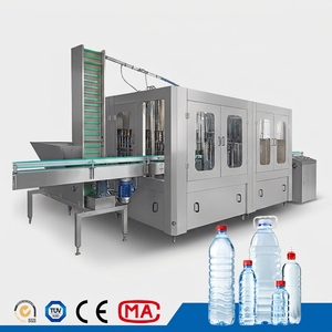 <span class=keywords><strong>Machine</strong></span> de remplissage automatique 3-en-1 avec pompe à moteur à engrenages à piston pour <span class=keywords><strong>eau</strong></span> <span class=keywords><strong>gazeuse</strong></span>, rinçage, remplissage et capsulage de bouteilles PET - Product Image 1