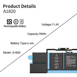 <span class=keywords><strong>Batterie</strong></span> de <span class=keywords><strong>remplacement</strong></span> pour ordinateur portable <span class=keywords><strong>MacBook</strong></span> <span class=keywords><strong>Pro</strong></span> 15 pouces A1707 A1820 fin <span class=keywords><strong>2016</strong></span> mi-2017 EMC 3072 3162 Batteries numériques au lithium polymère - Product Image 4