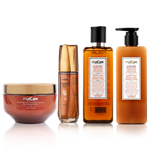 Crème réparatrice capillaire sèche premium à marque privée avec huile d'argan et collagène pour une restauration profonde des dommages - Product Image 6