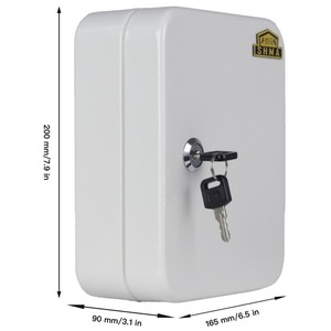Cassetta Portachiavi <span class=keywords><strong>da</strong></span> Esterno Impermeabile in Ferro, Resistente e Sicura, Armadietto Portachiavi in Metallo a Prezzo Conveniente - Product Image 6