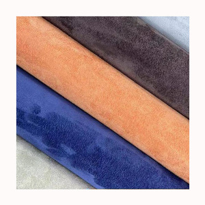 Suave 0,8mm autoadhesivo tapicería decorativa vegana PU gamuza Artificial imitación <span class=keywords><strong>cuero</strong></span> sintético pegatina <span class=keywords><strong>para</strong></span> muebles Coche - Product Image 1