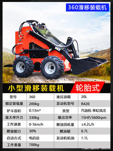 Chargeuse sur pneus pour équipement de construction à dérapage élevé pour avions multi-usages - Product Image 5