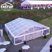 Tente transparente extérieure d'exposition de mariage de chapiteau d'exposition de sport d'espace libre de partie de salon commercial d'événement de luxe