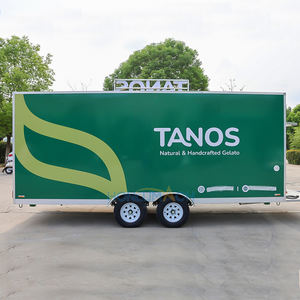 รถพ่วงขายอาหารเคลื่อนที่ ร้านอาหาร ร้านกาแฟ ร้านไอศกรีม ร้านอาหารจานด่วน ทำจากสแตนเลสและอะลูมิเนียมอย่างดี ขาย - Product Image 6