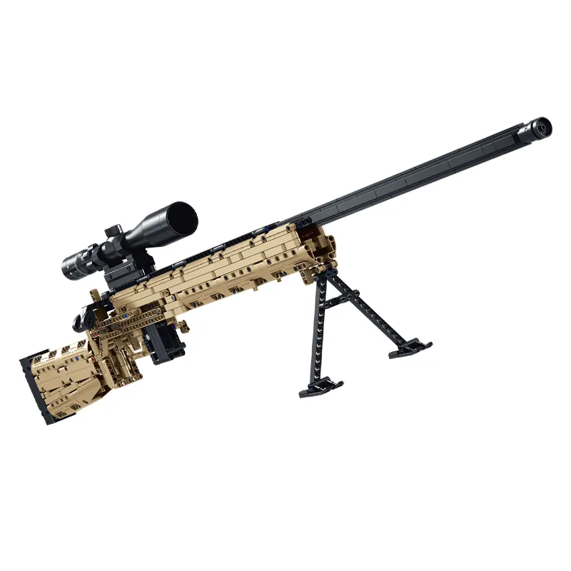 Panlos 670002 Taolehui Brinquedo Bloco de Construção Série M24 Rifle de Sniper, 6+ Anos e Adultos, Brinquedo de Arma de Simulação Tijolos