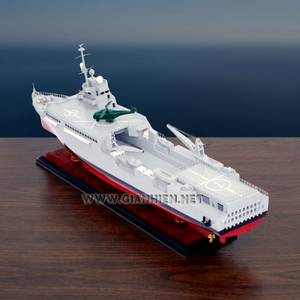 เรือรบ TCD ORAGE WAR SHIP แบบจำลองเรือรบไม้เพ้นท์มือ ผลิตในเวียดนาม โดยบริษัท GIA NHIEN CO. LTD. รุ่น BT0006P - Product Image 3