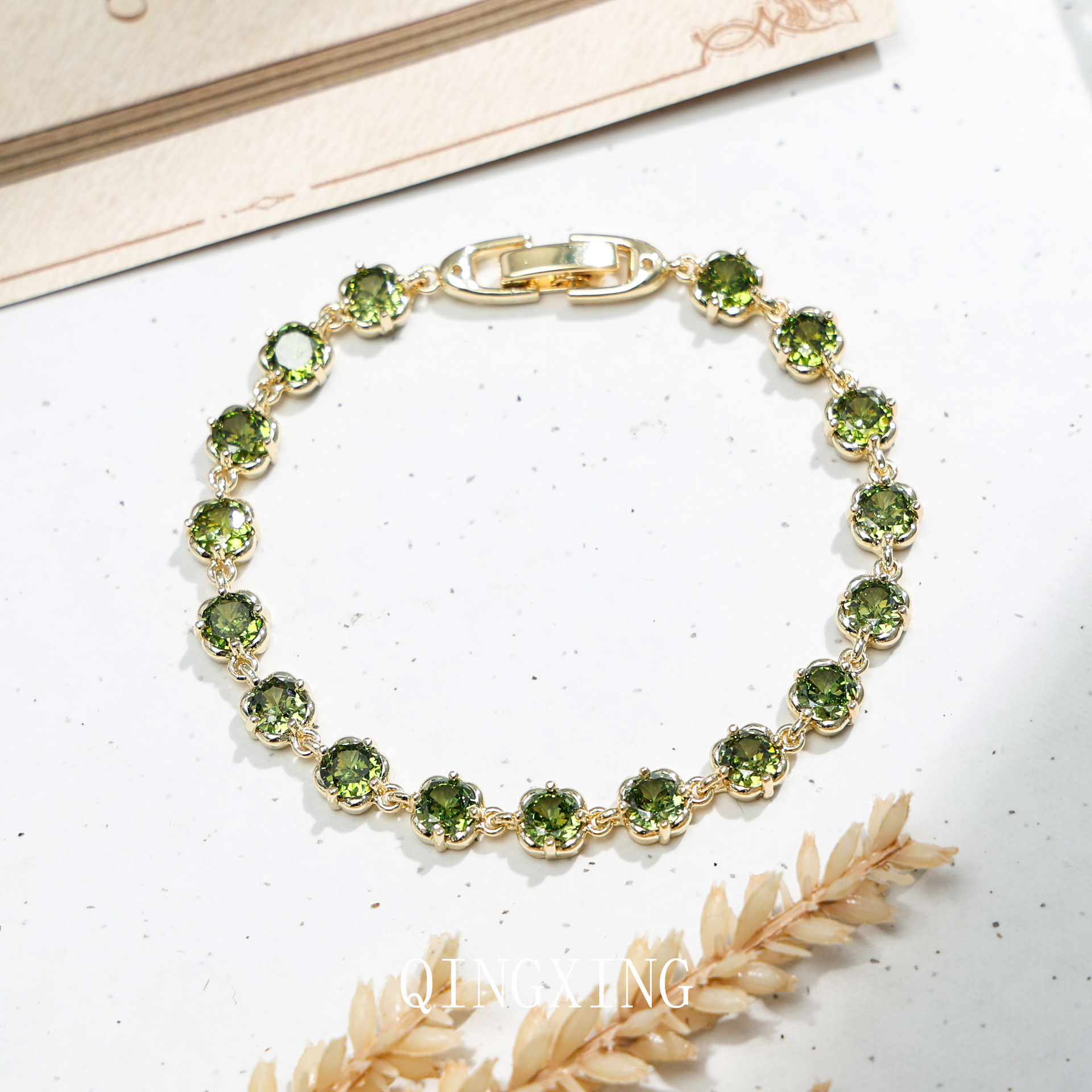 GlamPaw Zircon Charm Bracelet