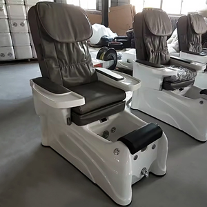 Fauteuil de manucure et pédicure de luxe rose avec repose-pieds intégré, modèle 2019, pour salon de beauté, prix abordable - Product Image 3