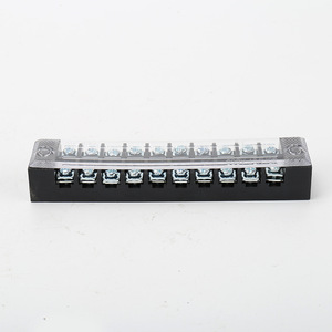 TB-15A/10P เทอร์มินัลบล็อก 10 ขั้ว 150A การเชื่อมต่อแบบสกรูทองแดง ติดตั้งบนแผง - Product Image 3