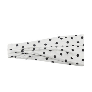 Bandeau élastique à pois, style européen et américain, pliable, turban de sport, anti-transpiration, antidérapant, pour l'été et le fitness - Product Image 5