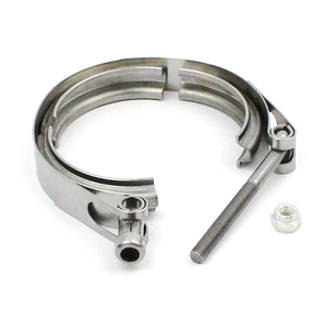 En stock: Abrazadera de <span class=keywords><strong>escape</strong></span> tipo V de acero inoxidable de 2.5 pulgadas con bridas macho y hembra de PDM - Product Image 3